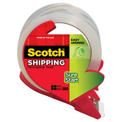 Scotch Sure Start Shipping Packaging Tape with dispenser 3450S-RD 1.88″ × 38.2 yd (48 mm × 35 m) - Industrial Tool & Supply