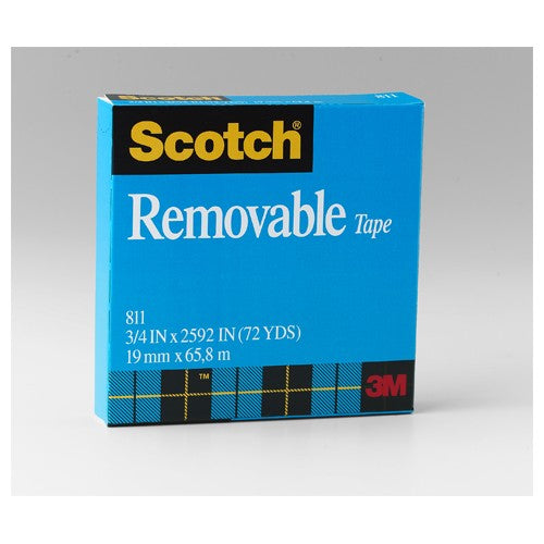 Scotch Removable Tape 811 3/4″ × 2592″ Boxed - Industrial Tool & Supply