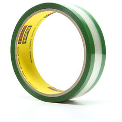 3M Riveters Tape 685 Transparent with Green Adhesive 1″ × 36 yd 1.7 mil - Industrial Tool & Supply