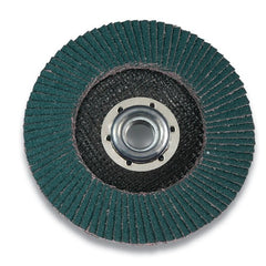 ‎7 in × 5/8-115/8-11 INT 546D Abrasive Flap Disc T29 60 Alt Mfg # 28923 - Industrial Tool & Supply