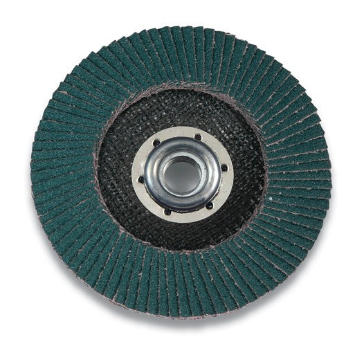 ‎7 in × 5/8-115/8-11 INT 546D Abrasive Flap Disc T27 40 Alt Mfg # 28648 - Industrial Tool & Supply