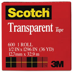 ‎Scotch Transparent Tape 600-2P34-72 3/4″ × 2592″ (19 mm × 65 8 m) - Industrial Tool & Supply