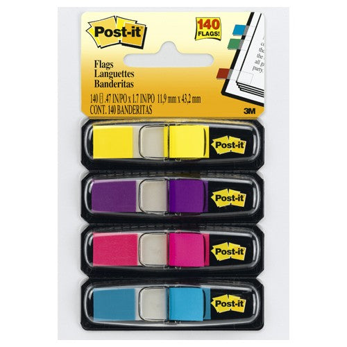 ‎Post-it Flags 683-4AB .47 in. × 1.7 in. Assorted Brights - Exact Industrial Supply