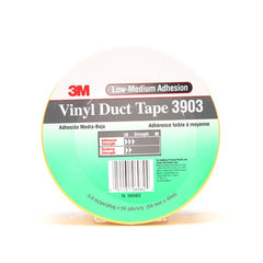 3M Vinyl Duct Tape 3903 Yellow 2″ × 50 yd 6.5 mil 2 Individually Wrapped Conveniently Packaged - Industrial Tool & Supply