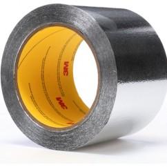 List 4380 3" x 55yds Aluminum Foil Tape - Silver - Industrial Tool & Supply