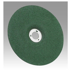 7 in × 1/8 in × 7/8 in Green Corps Flex Grind WhlsWith Center Hole 60 Alt Mfg # 50447 - Industrial Tool & Supply