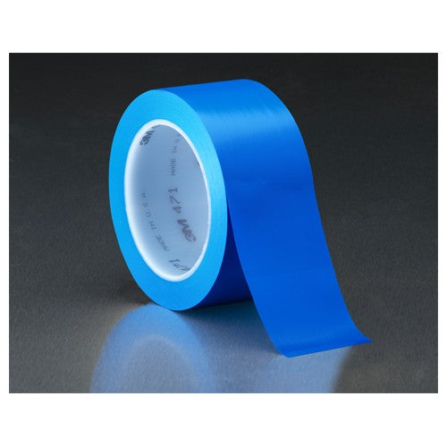 3M Vinyl Tape 471 Blue 3/8″ × 36 yd 5.2 mil - Industrial Tool & Supply