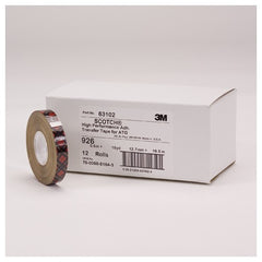 Scotch ATG Adhesive Transfer Tape 926 Clear 1/4″ × 36 yd 5 mil - Industrial Tool & Supply